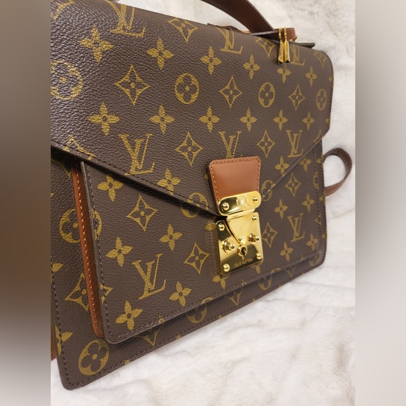 Authentic pre-owned Louis Vuitton Monceau crossbody shoulder bag - Picture 10 of 16